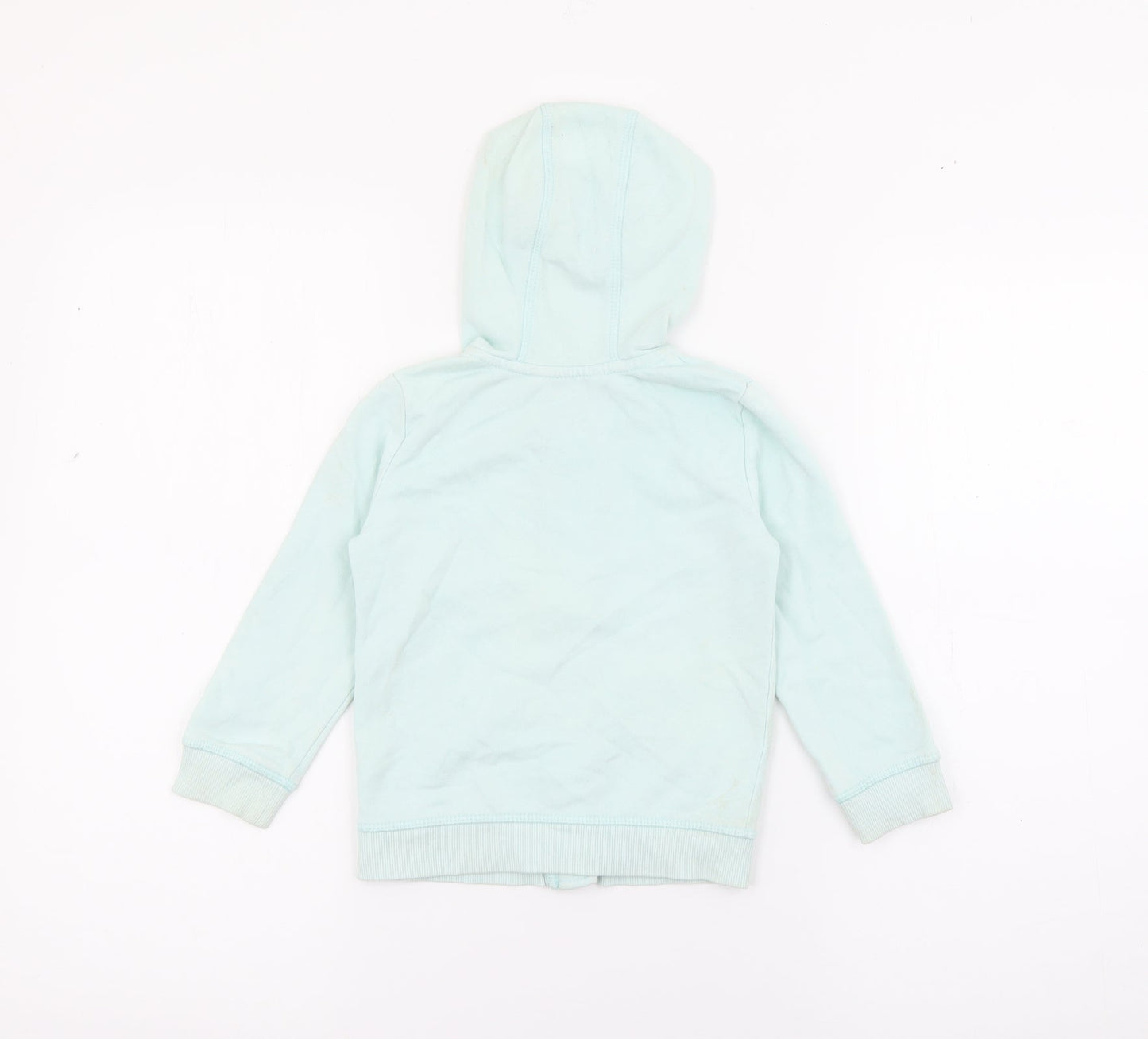 Geoger Girls Blue  Cotton Full Zip Hoodie Size 2-3 Years  Zip