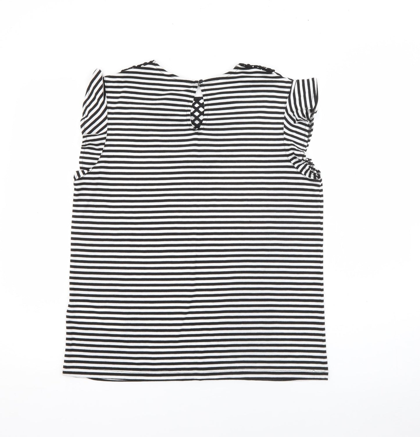 Womens UK Size L NAF NAF White Basic T-Shirt