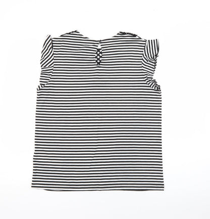 Womens UK Size L NAF NAF White Basic T-Shirt