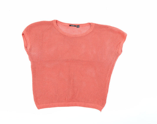 Womens UK Size L ESMARA Orange Pullover Jumper