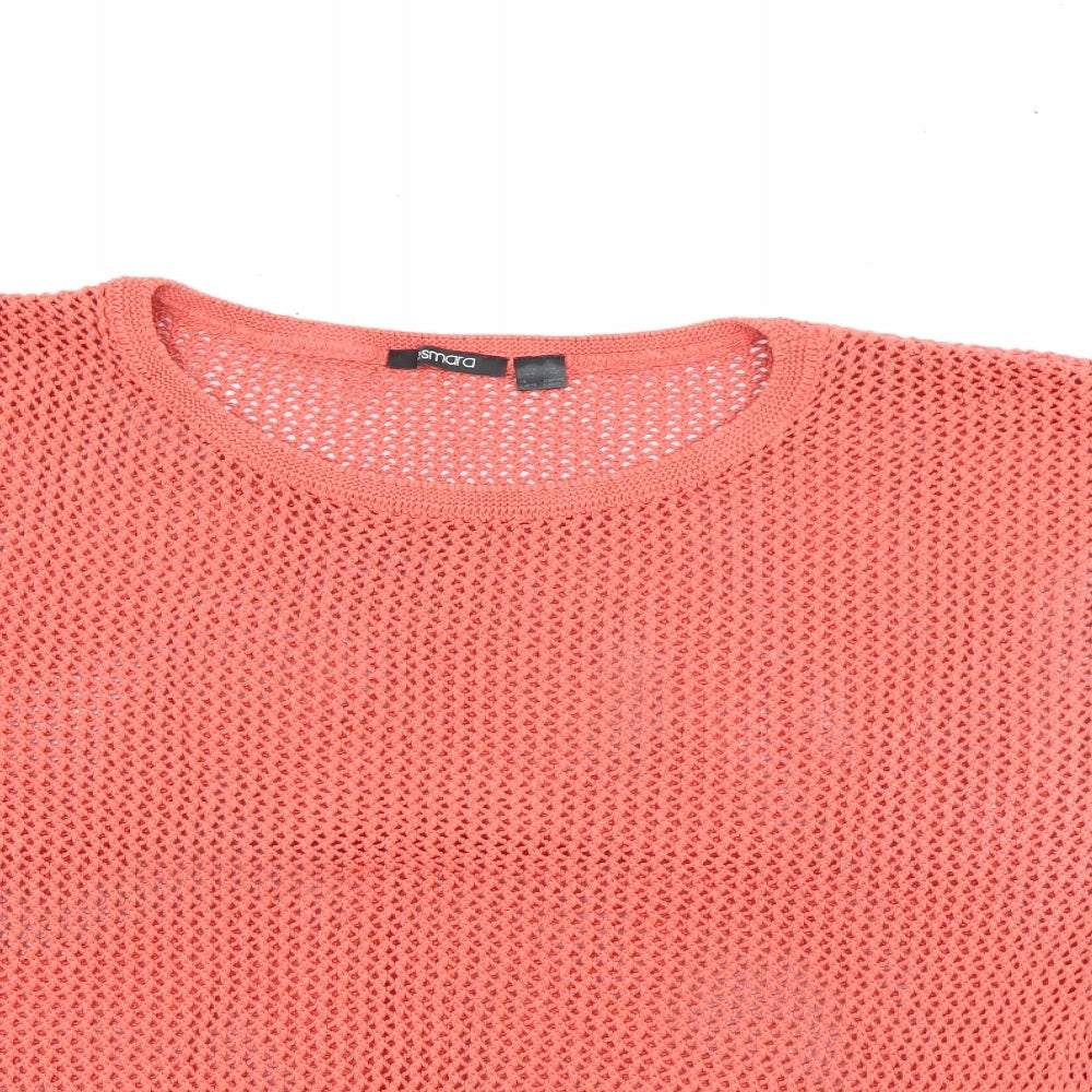 Womens UK Size L ESMARA Orange Pullover Jumper