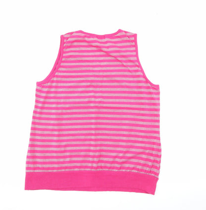 Womens UK Size 22 MK Pink Pullover Jumper