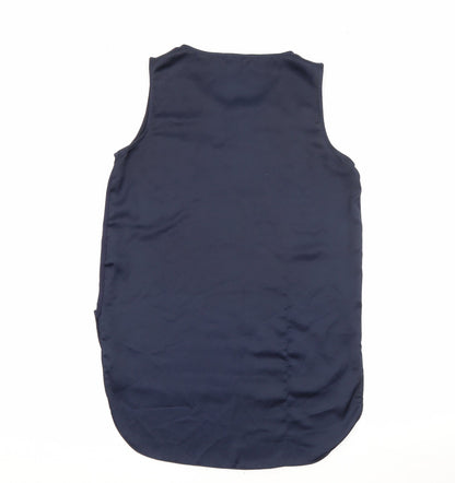 Womens UK Size 10 New Look Blue Camisole Tank