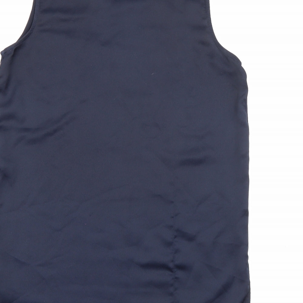 Womens UK Size 10 New Look Blue Camisole Tank