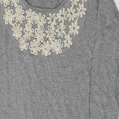 Womens UK Size 14 NEXT Grey Cardigan Jumper