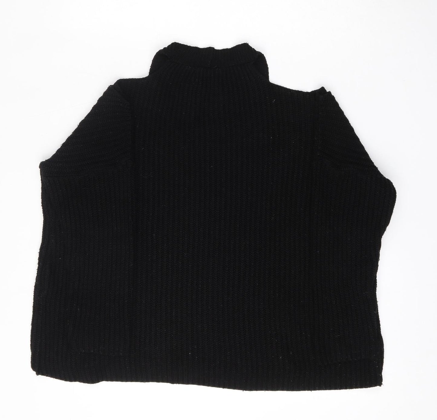 Womens UK Size S New Look Black Pullover Jumper