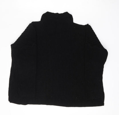 Womens UK Size S New Look Black Pullover Jumper