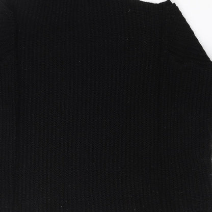Womens UK Size S New Look Black Pullover Jumper