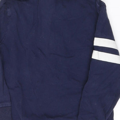 NEXT Boys Blue  Cotton Basic Polo Size 3 Years Collared Button
