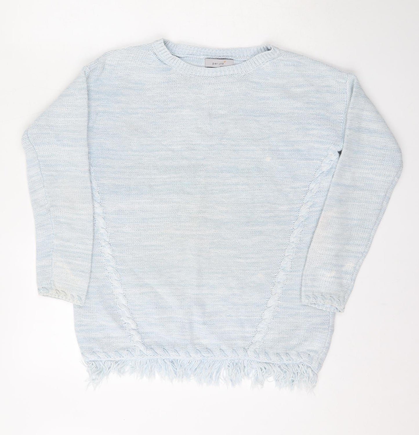 Womens UK Size 10 Per Una Blue Pullover Jumper