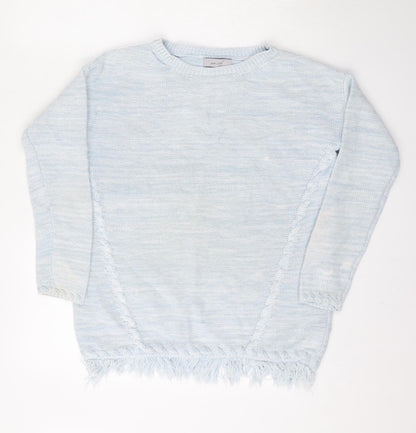 Womens UK Size 10 Per Una Blue Pullover Jumper