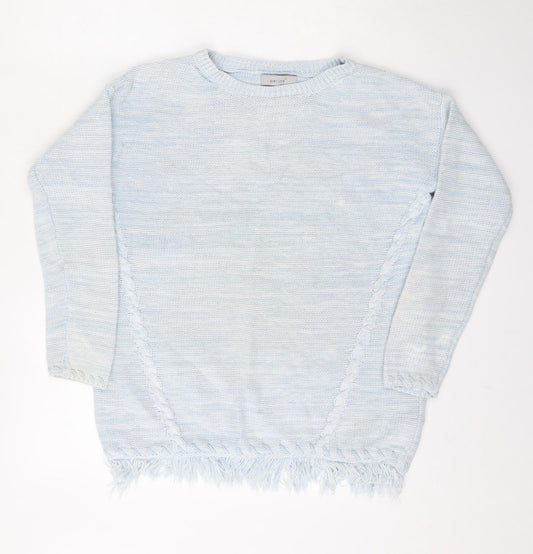 Womens UK Size 10 Per Una Blue Pullover Jumper