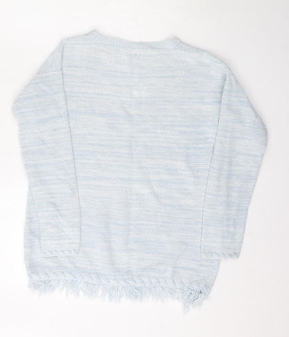 Womens UK Size 10 Per Una Blue Pullover Jumper