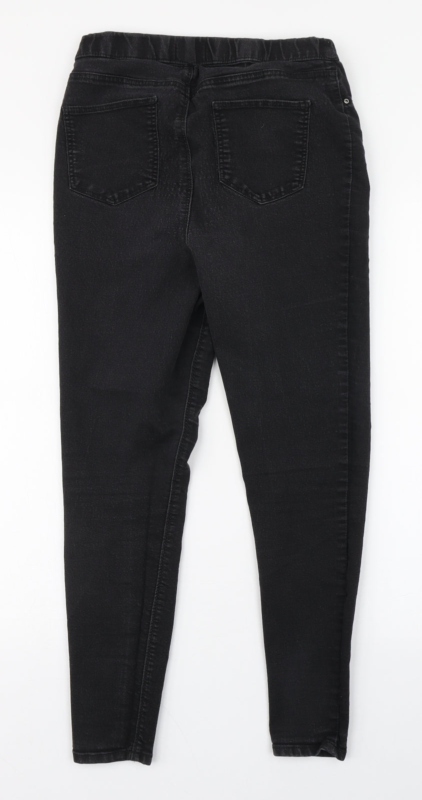 Womens UK Size 12 Papaya Regular Fit Skinny Black Jeans