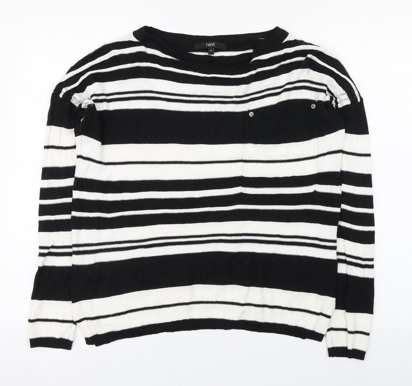 Womens UK Size 10 NEXT Black Pullover Jumper
