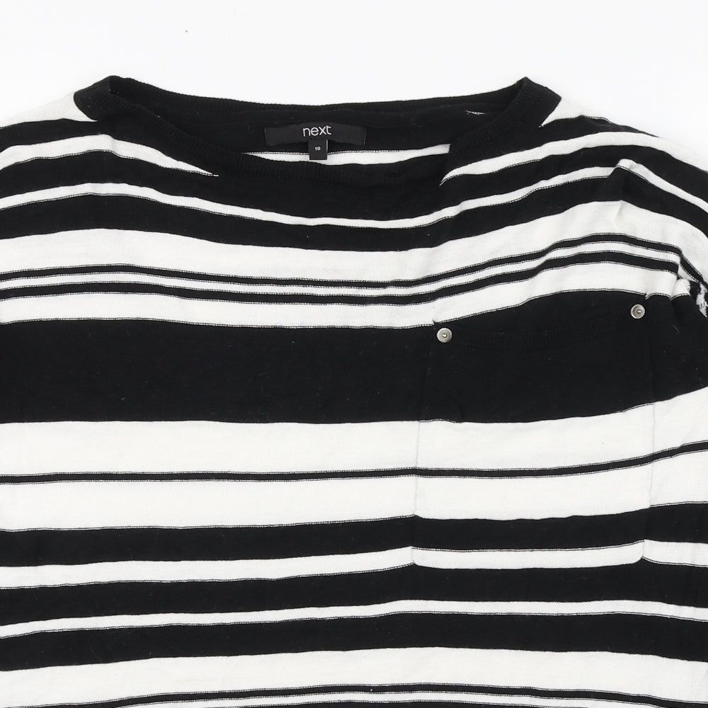 Womens UK Size 10 NEXT Black Pullover Jumper