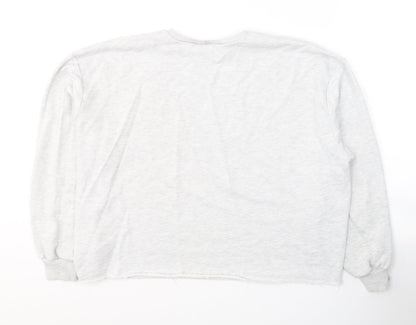 Womens UK Size 12 ASOS Grey Pullover Sweatshirt
