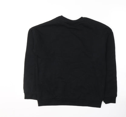 Womens UK Size XS Disney Black Pullover Sweatshirt