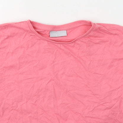 I Love Girls Wear Girls Pink  Cotton Pullover T-Shirt Size 10 Years Round Neck Pullover