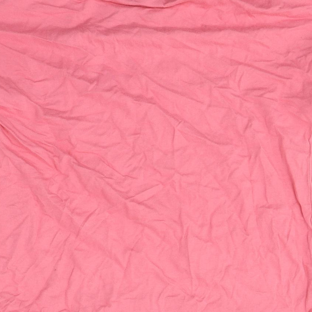 I Love Girls Wear Girls Pink  Cotton Pullover T-Shirt Size 10 Years Round Neck Pullover