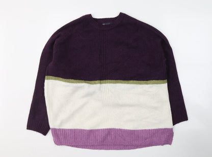 Womens UK Size XL Marks and Spencer Multicoloured Pullover Jumper