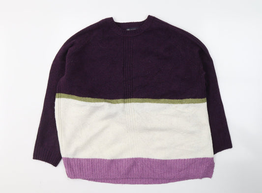 Womens UK Size XL Marks and Spencer Multicoloured Pullover Jumper