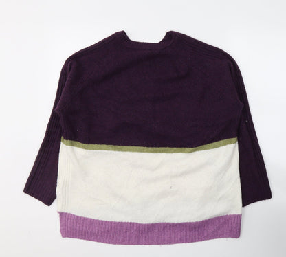 Womens UK Size XL Marks and Spencer Multicoloured Pullover Jumper
