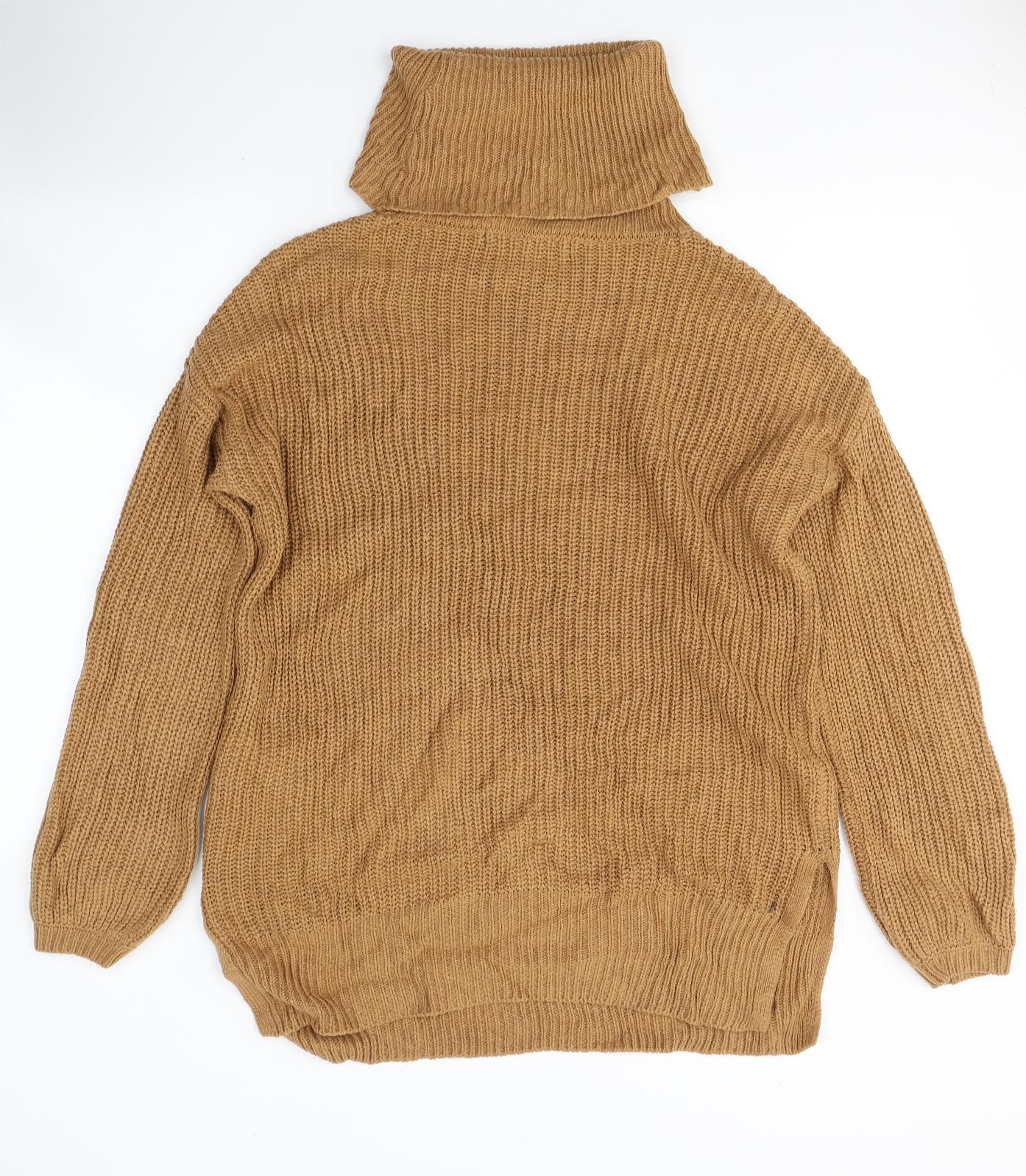 Womens UK Size XS VERO MODA Brown Pullover Jumper