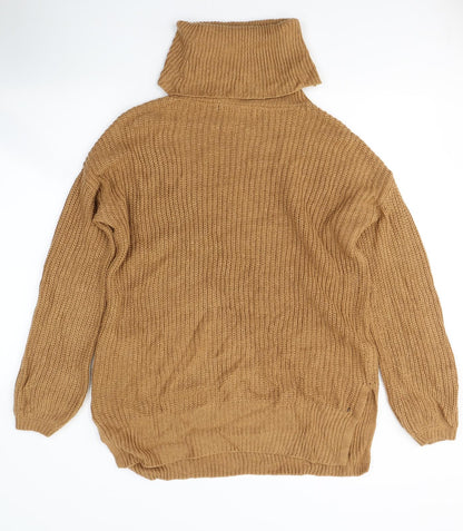 Womens UK Size XS VERO MODA Brown Pullover Jumper
