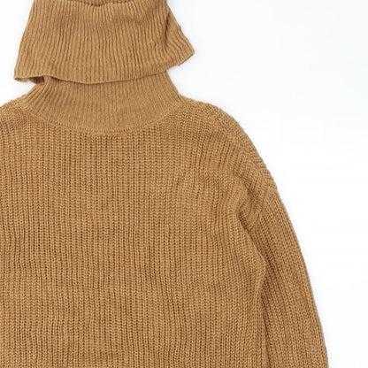 Womens UK Size XS VERO MODA Brown Pullover Jumper