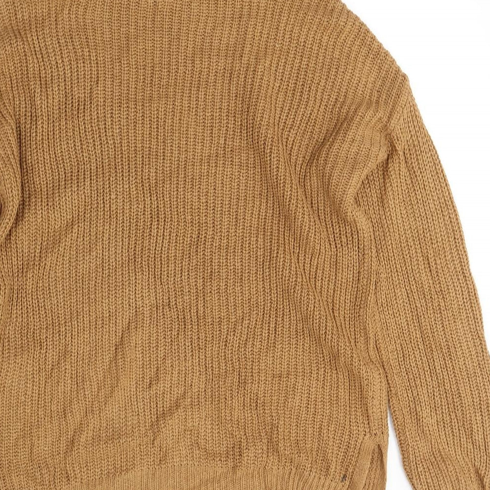 Womens UK Size XS VERO MODA Brown Pullover Jumper