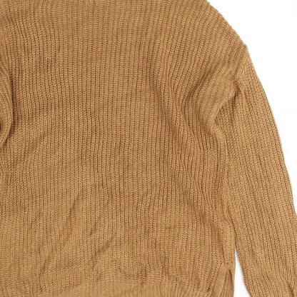 Womens UK Size XS VERO MODA Brown Pullover Jumper