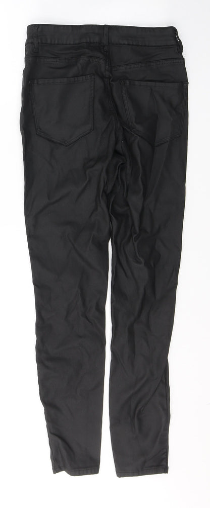 Urban Bliss Womens Black  Viscose Skinny Jeans Size 10 L28 in Regular Button