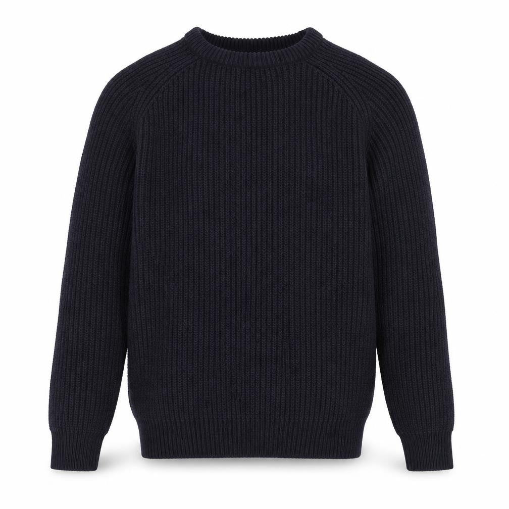 Dunnes Mens Blue Round Neck  Acrylic Pullover Jumper Size M