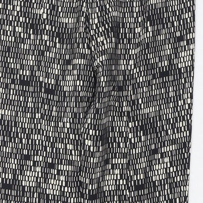 Gerard Darel Womens Black Geometric Cotton Carrot Trousers Size 36 L26 in Regular Zip