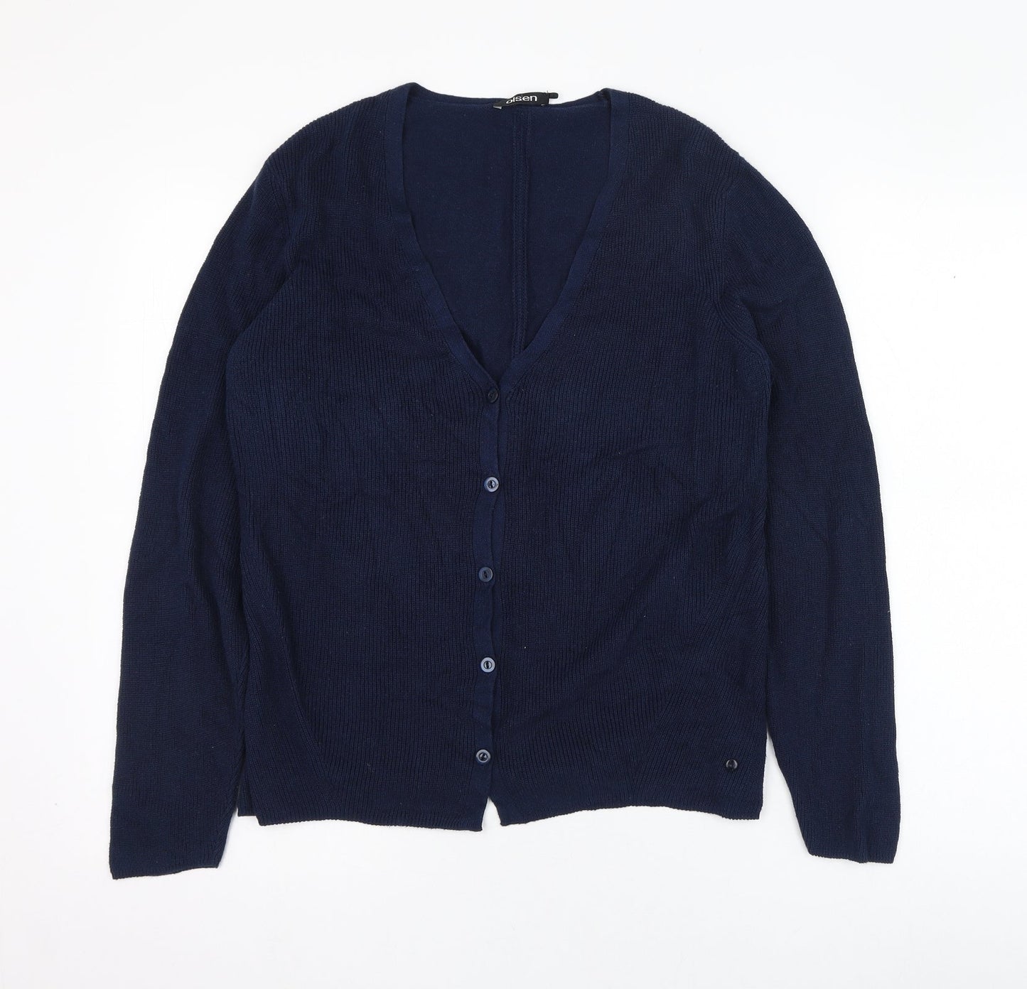 Womens UK Size 12 Olsen Blue Cardigan Jumper