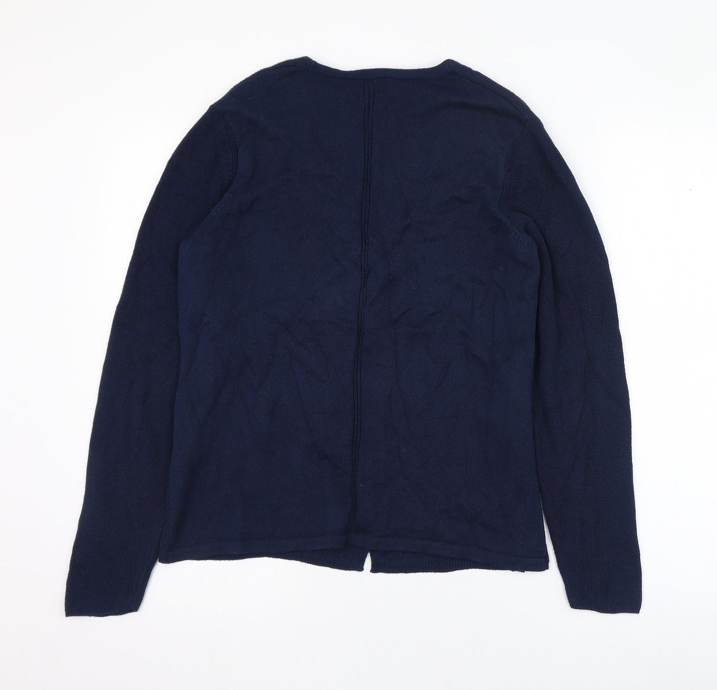 Womens UK Size 12 Olsen Blue Cardigan Jumper