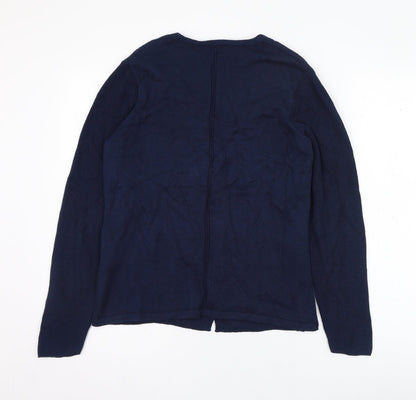 Womens UK Size 12 Olsen Blue Cardigan Jumper