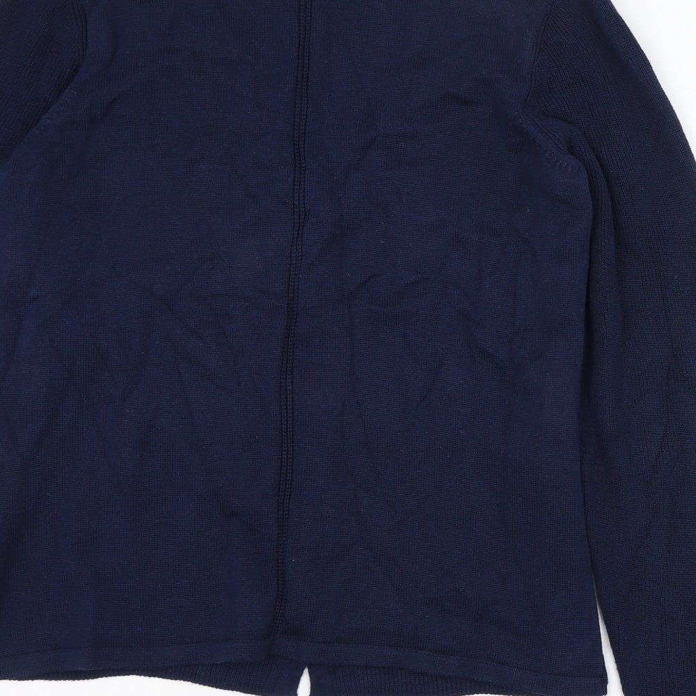 Womens UK Size 12 Olsen Blue Cardigan Jumper