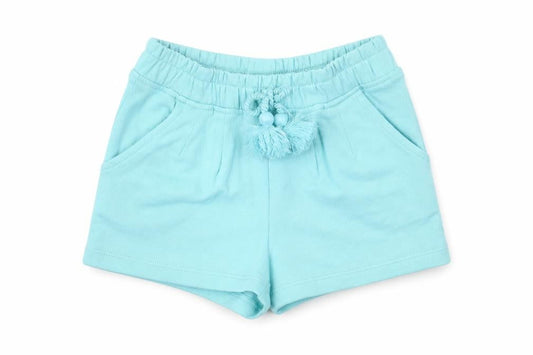 Marks and Spencer Baby Blue  Cotton Cropped Trousers Size 18-24 Months  Drawstring