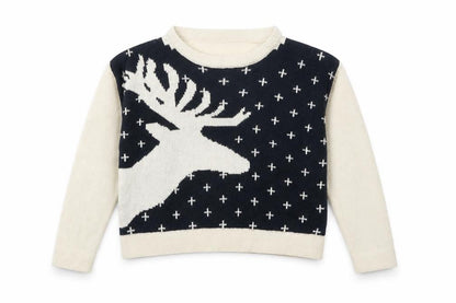 Front view of Vero Moda women’s beige boat neck acrylic jumper, size M, - moose