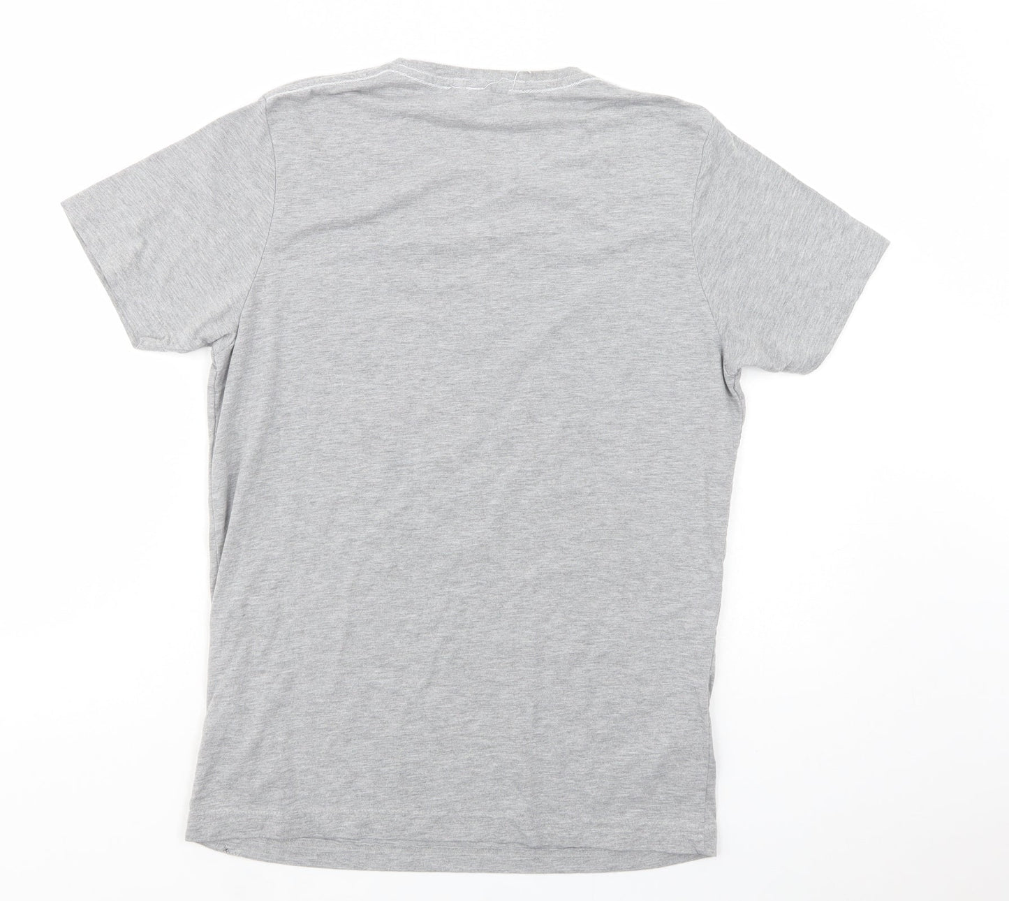 Xplicit  Mens Grey  Cotton  T-Shirt Size S Crew Neck
