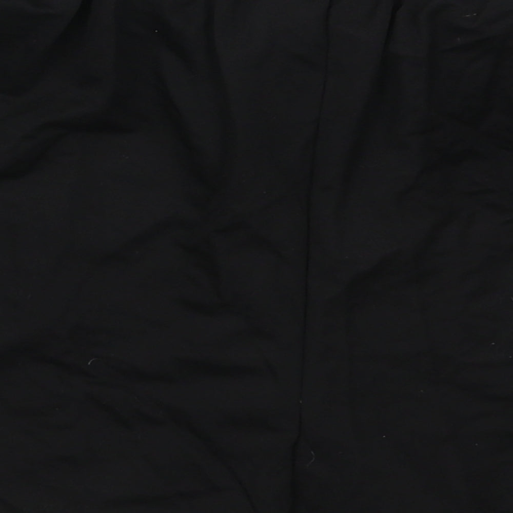 ASOS Womens Black  Viscose Bermuda Shorts Size 8  Regular Drawstring