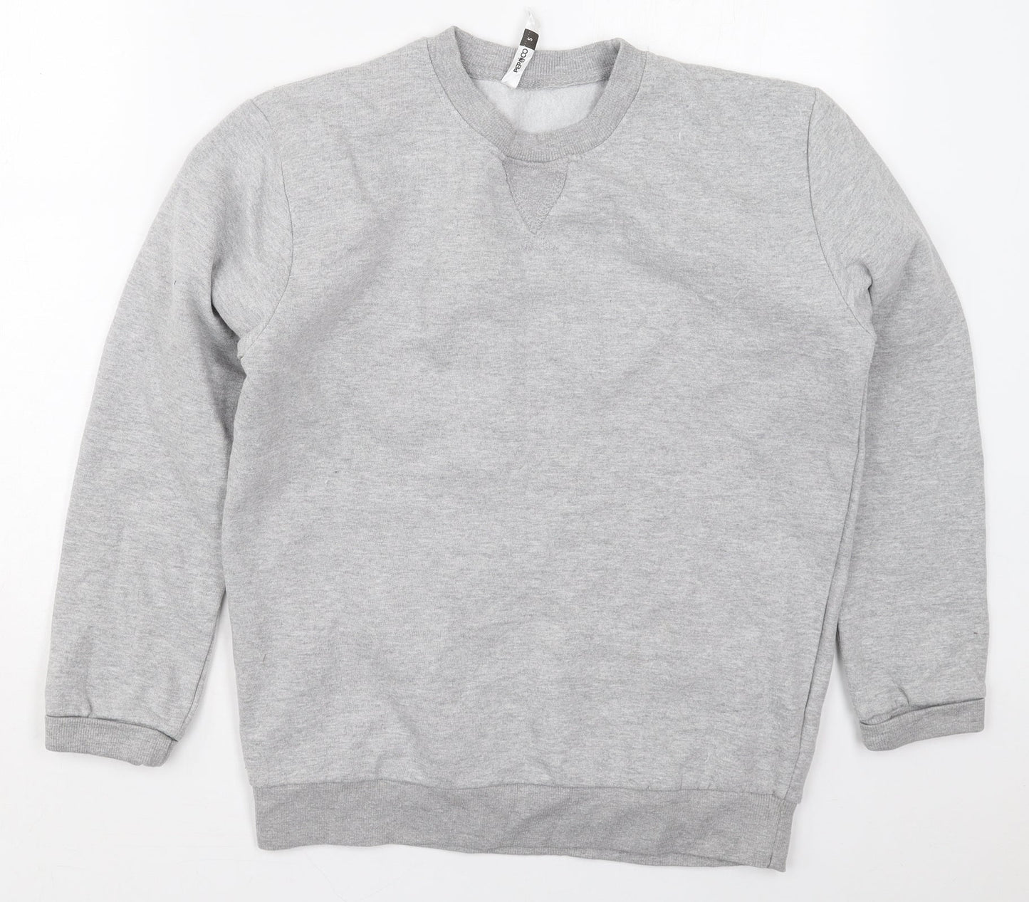 Mens UK Size S Pep&co Grey Pullover Sweatshirt