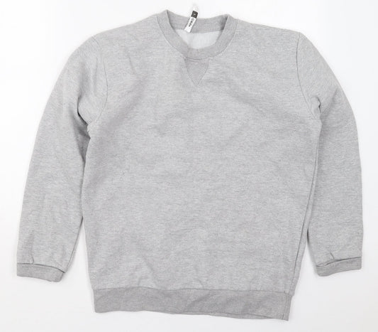 Mens UK Size S Pep&co Grey Pullover Sweatshirt