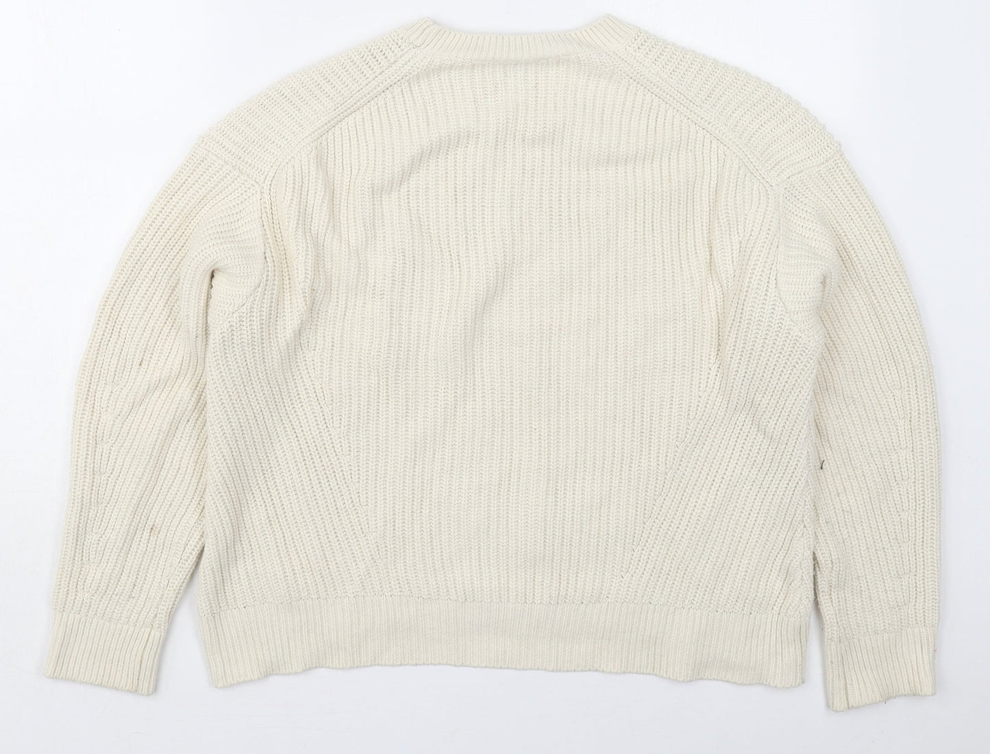 Womens UK Size S New Look Ivory Pullover Jumper
