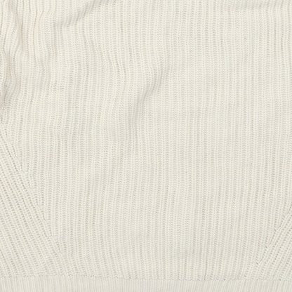 Womens UK Size S New Look Ivory Pullover Jumper