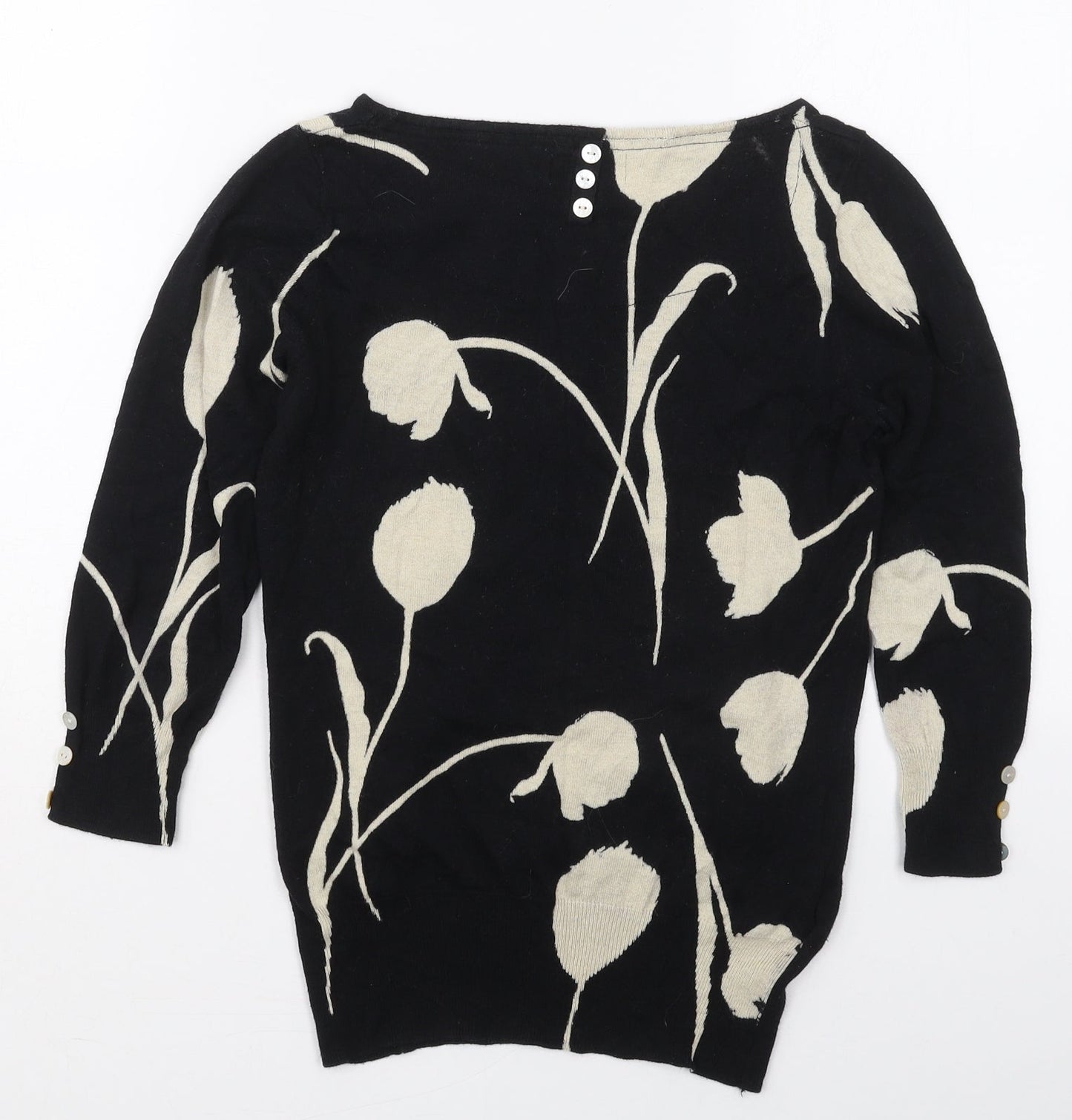 Womens UK Size 8 NEXT Black Pullover Jumper