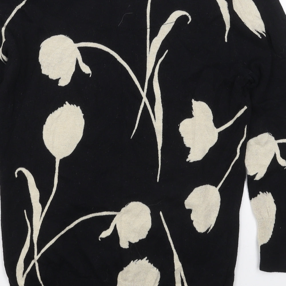 Womens UK Size 8 NEXT Black Pullover Jumper