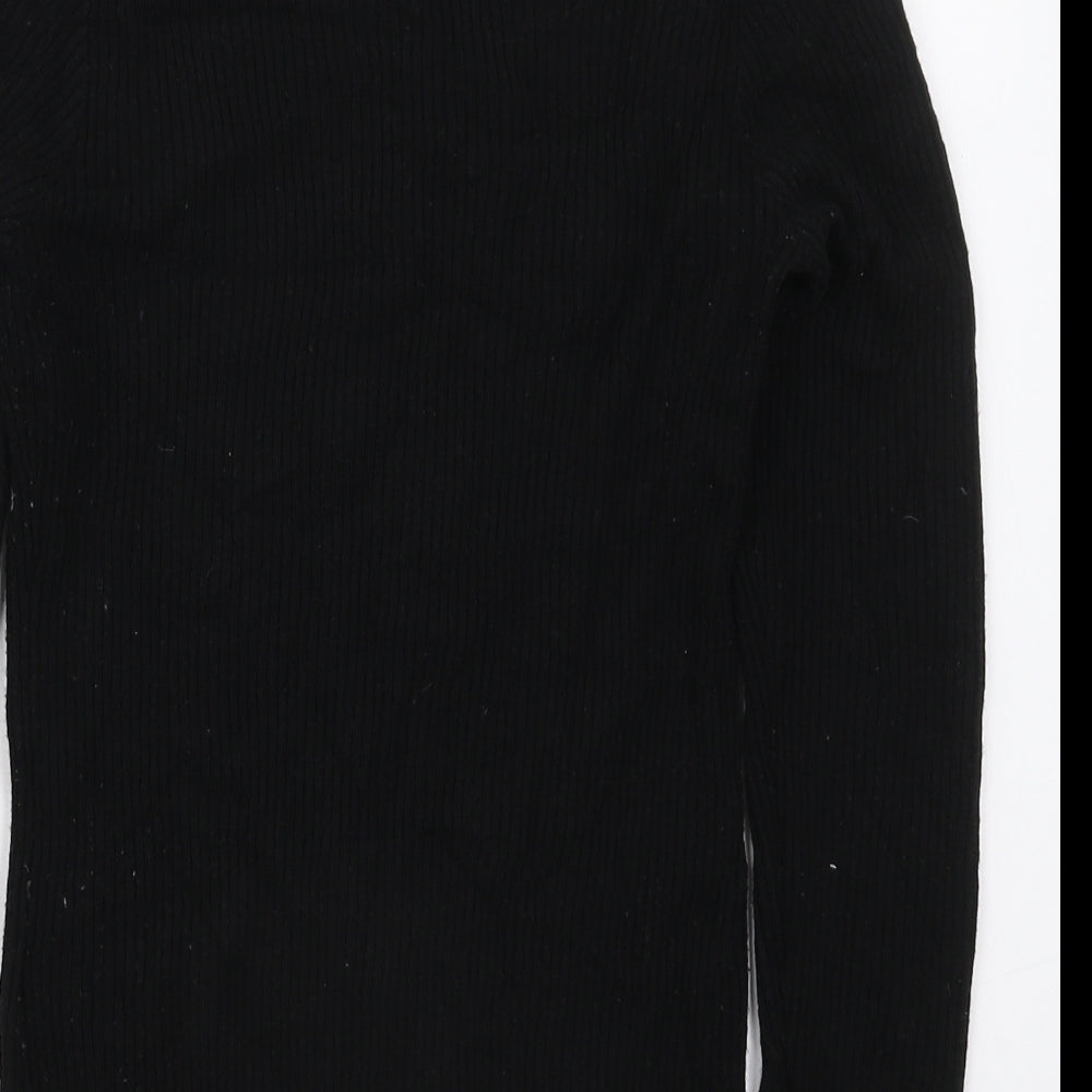 Womens UK Size 10 New Look Black Pullover Jumper